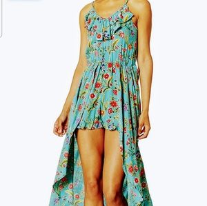 Angie's Bohemian floral maxi /short rompers